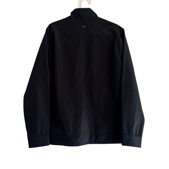 NWT Tommy Bahama Ace Cruiser Jacket Men’s Medium Black Water Resistant - Picture 2 of 7